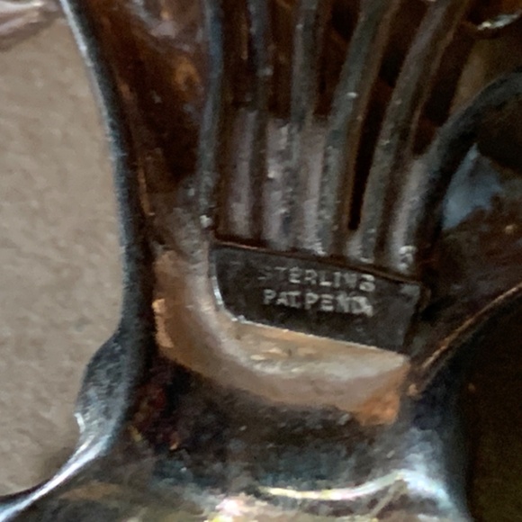 Vintage 1940s Sterling Basket of Flowers Brooch - Picture 6 of 6